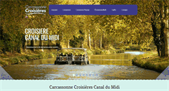 Desktop Screenshot of carcassonne-navigationcroisiere.com