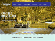 Tablet Screenshot of carcassonne-navigationcroisiere.com